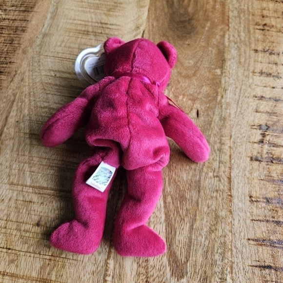Ty Beanie Baby Valentina The Bear  Feb 14 1998 Rare Retired With Errors - Picture 5 of 6